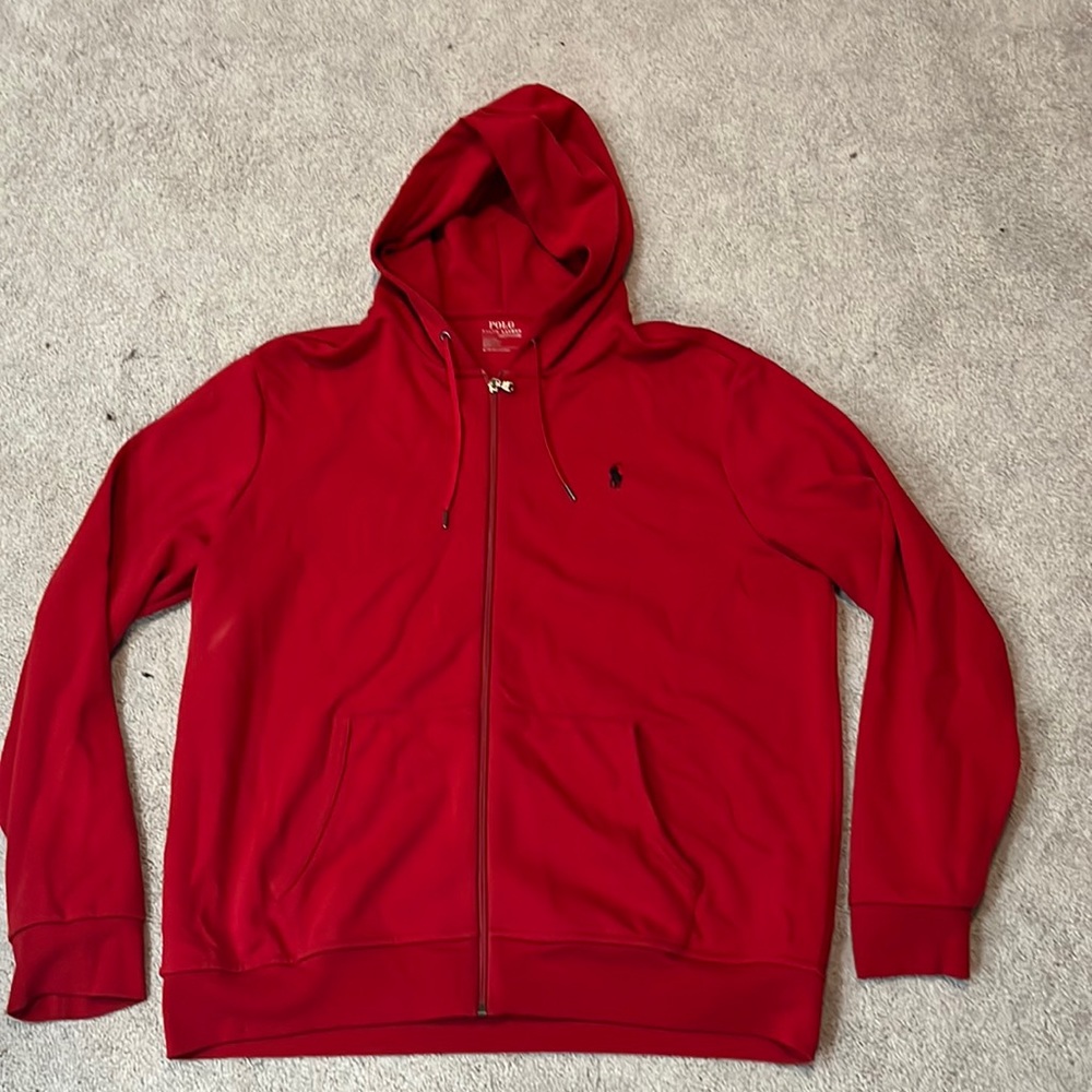 Polo Zip Up Hoodie